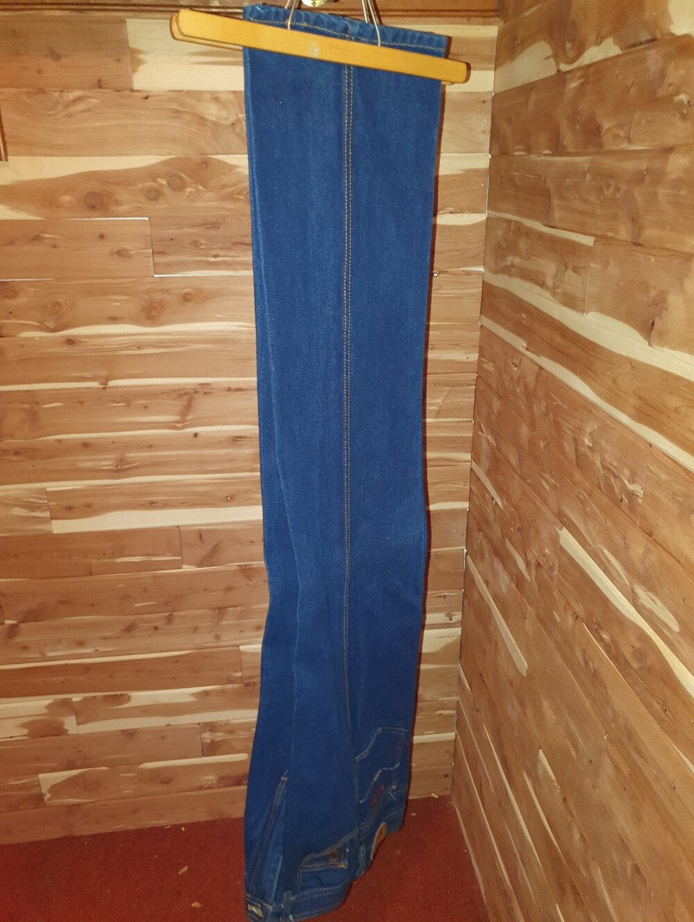 Vintage 90s Jovall High-Rise Flare Jeans in Deep Blue